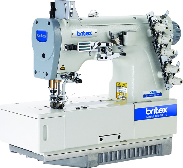 Electronic sewing machine Britex Interlock Flat-bed - F007J